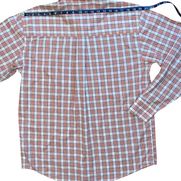 Men's Wrangler Riata Plaid Stripes Rodeo Arena Western Pocket Shirt - Large - Picture 11 of 15